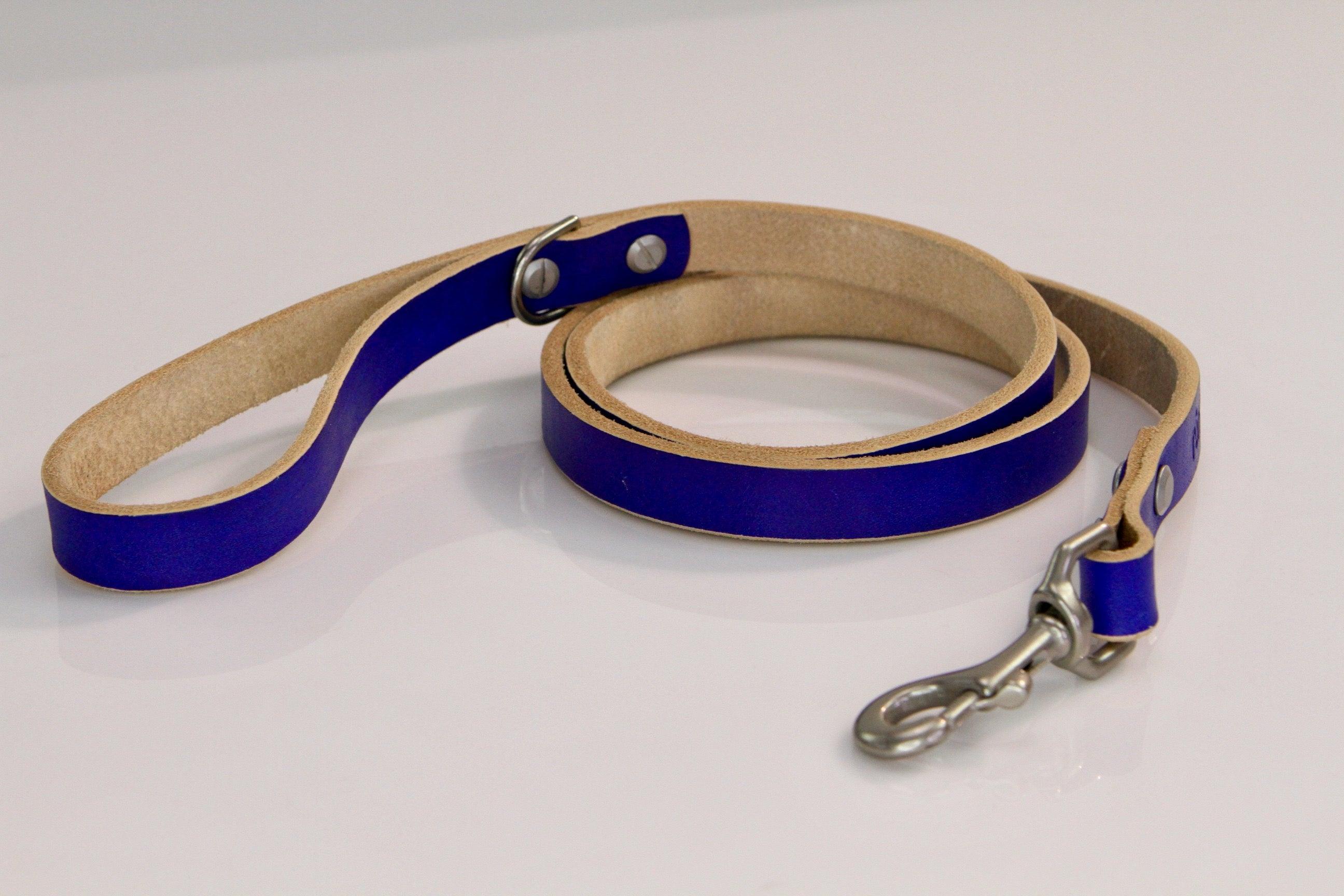 handmade leather dog leash
