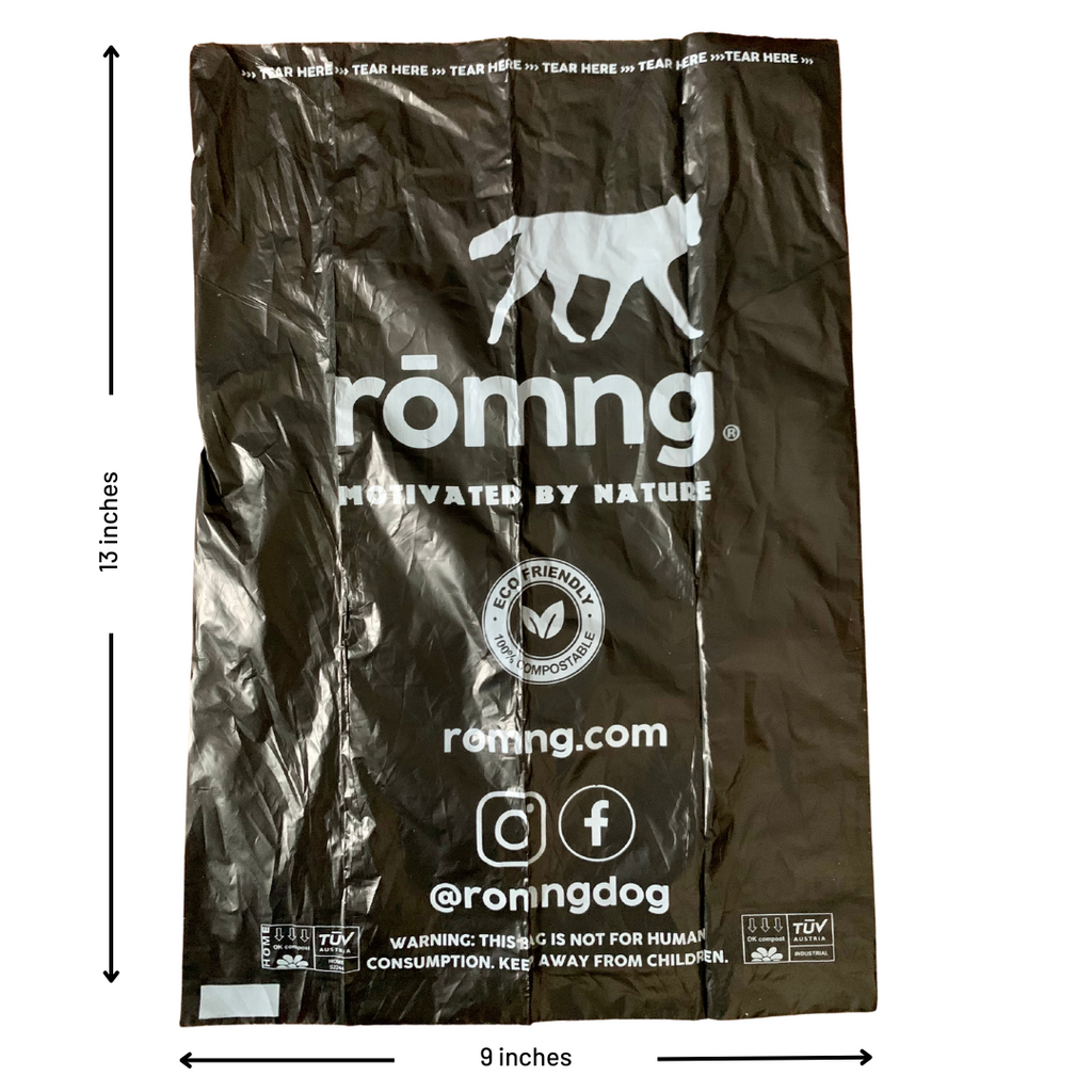 compostable plant-based dog poop bags