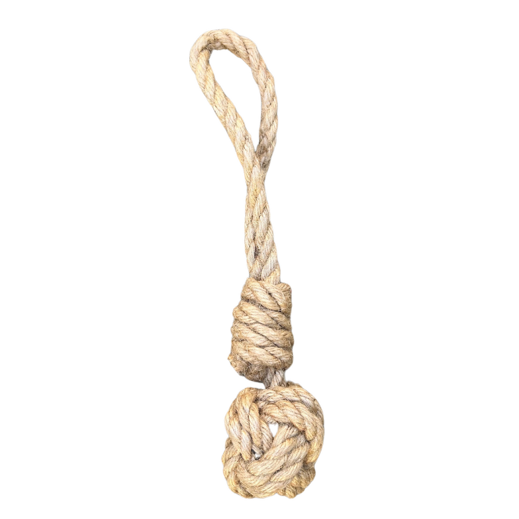 hemp rope dog tug toy